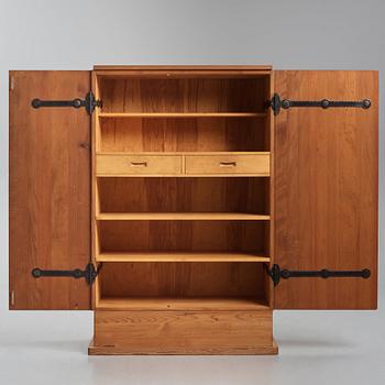 Axel Einar Hjorth, a "Lovö" stained pine cabinet, Nordiska Kompaniet, Sweden 1930s.