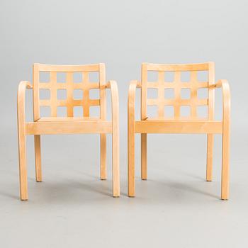 A set of 1990s chairs model Ruutu for Asko.