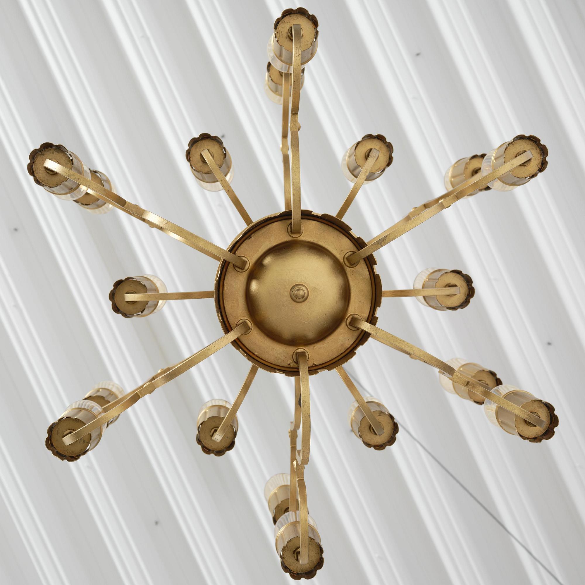 Swedish Grace, an imposing chandelier, 1920s-30s.