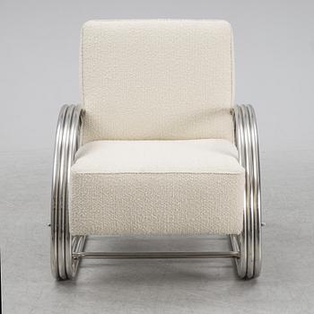 Kem Weber, after, a 'Hudson Street Lounge Chair' from Ralph Lauren, 21st Century.
