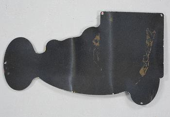 SKYLT, emalj, Shell, 1960-tal.