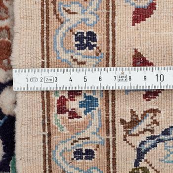 A CARPET, Nain, part silk, ca 258,5 x 165 cm.