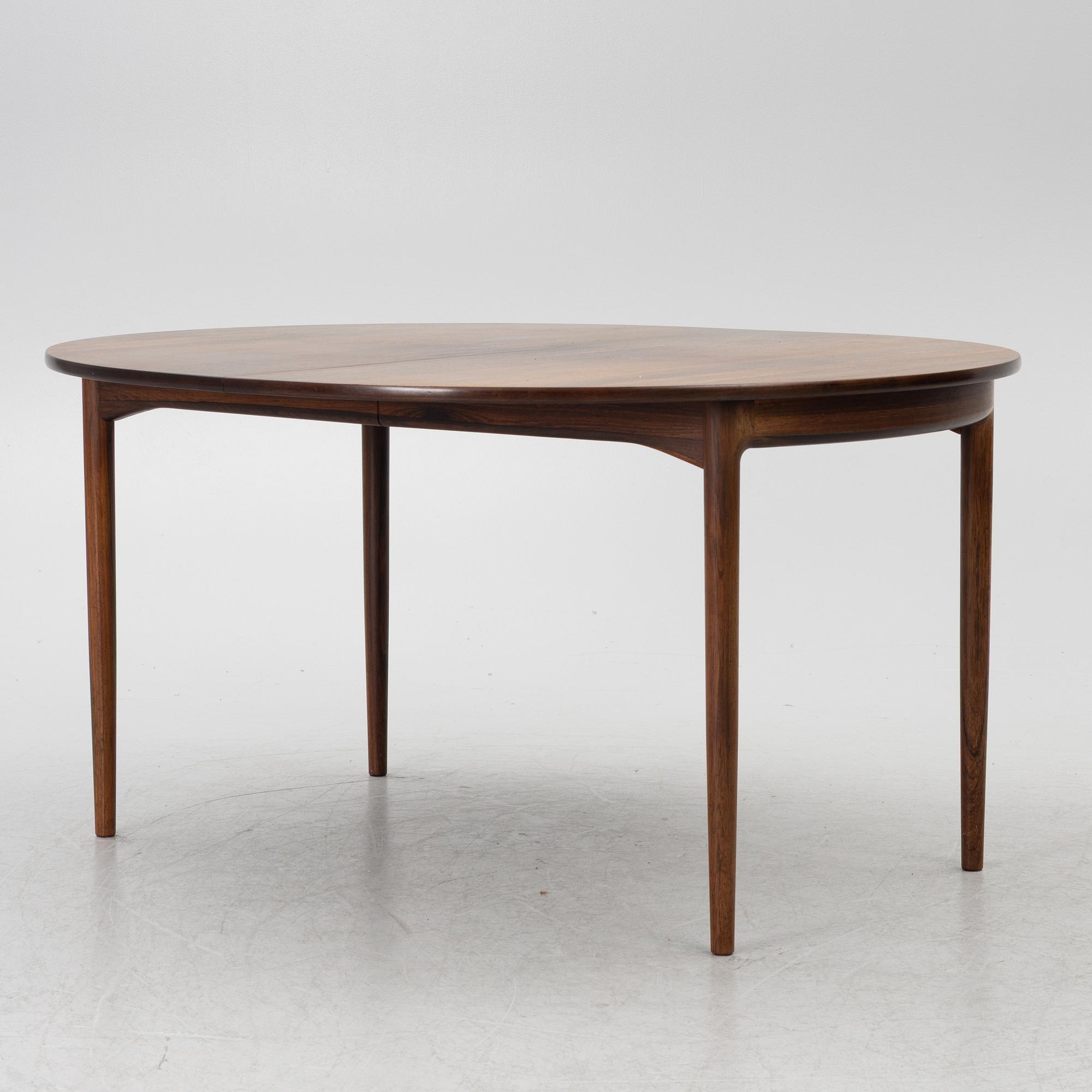Ib Kofod-Larsen, a seven-piece dining suite, Säffle Möbelfabrik, 1960's.