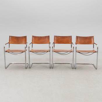 Karmstolar 4 st Italien sent 1900-tal.