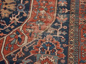 A CARPET, an antique northwest Persian, ca 414-425 x 248,5-260 cm.