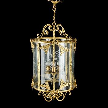 TAKLAMPA, 1900-talets andra hälft. Höjd ca 95 cm.