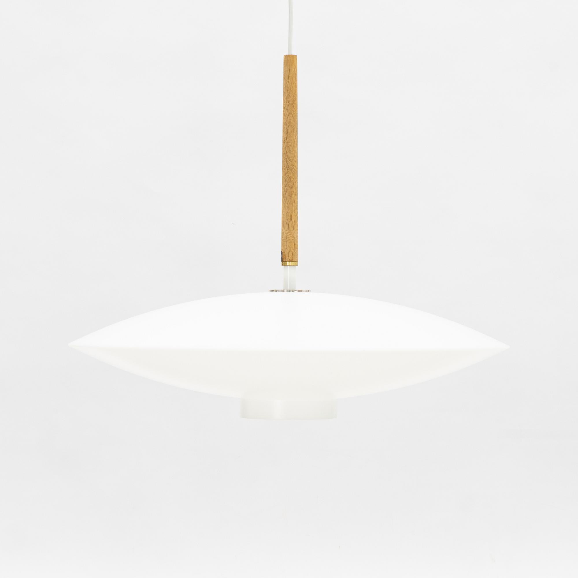 Uno & Östen Kristiansson, a 'Discus' ceiling light, Luxus, Vittsjö, second half of the 20th Century.