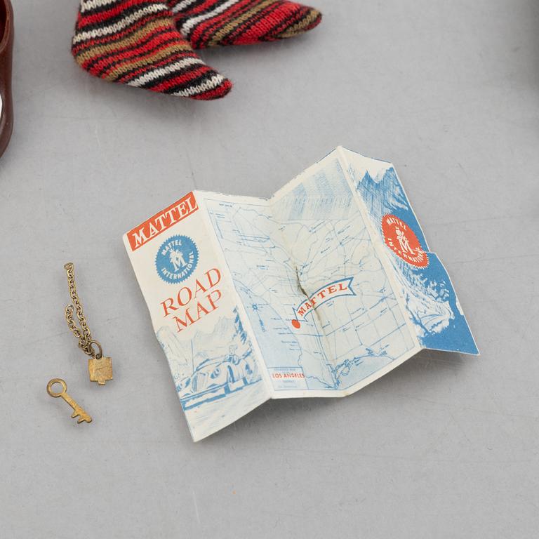 Clothing sets, Ken, 5 pcs, including "Ken Sleeper Set, 781" & "Ken Rally Day, 788", Mattel, 1960s.
