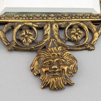 Speglar, ett par, barockstil, 1800-tal.