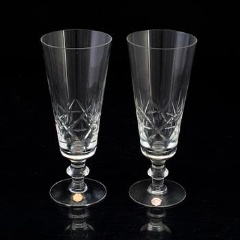 CHAMPAGNEGLAS, 12 st, Sea Glasbruk, Kosta, 1900-talets mitt.