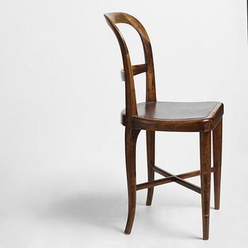 Carl Malmsten, four Swedish Grace chairs for the Stockholm Concert Hall, Nordiska Kompaniet, Sweden 1926.