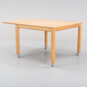 A beech coffee table, Haslev Møbler, second half of the 20th Century.