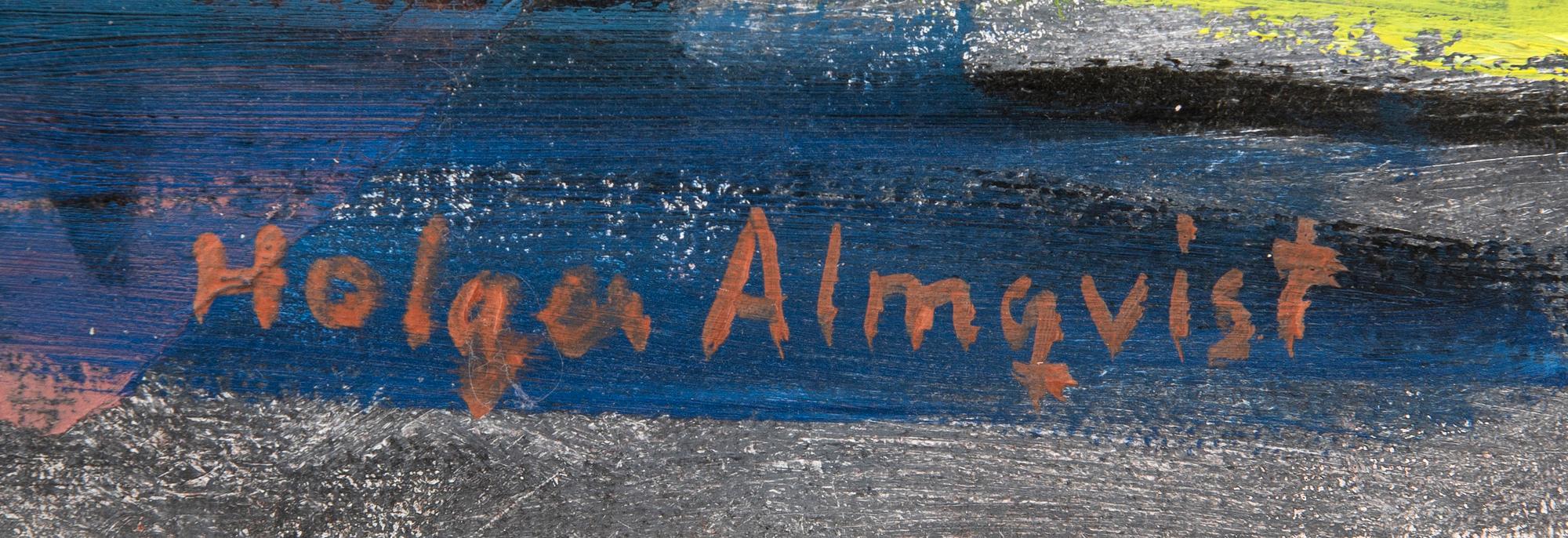 Holger Almqvist, Sjöbodar, Vik.