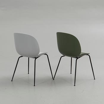 GamFratesi, chairs, a pair, "Beetle Chair", Gubi, Denmark.