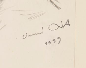 Konstnärsmapp med arbeten av olika finska konstnärer, 1944.