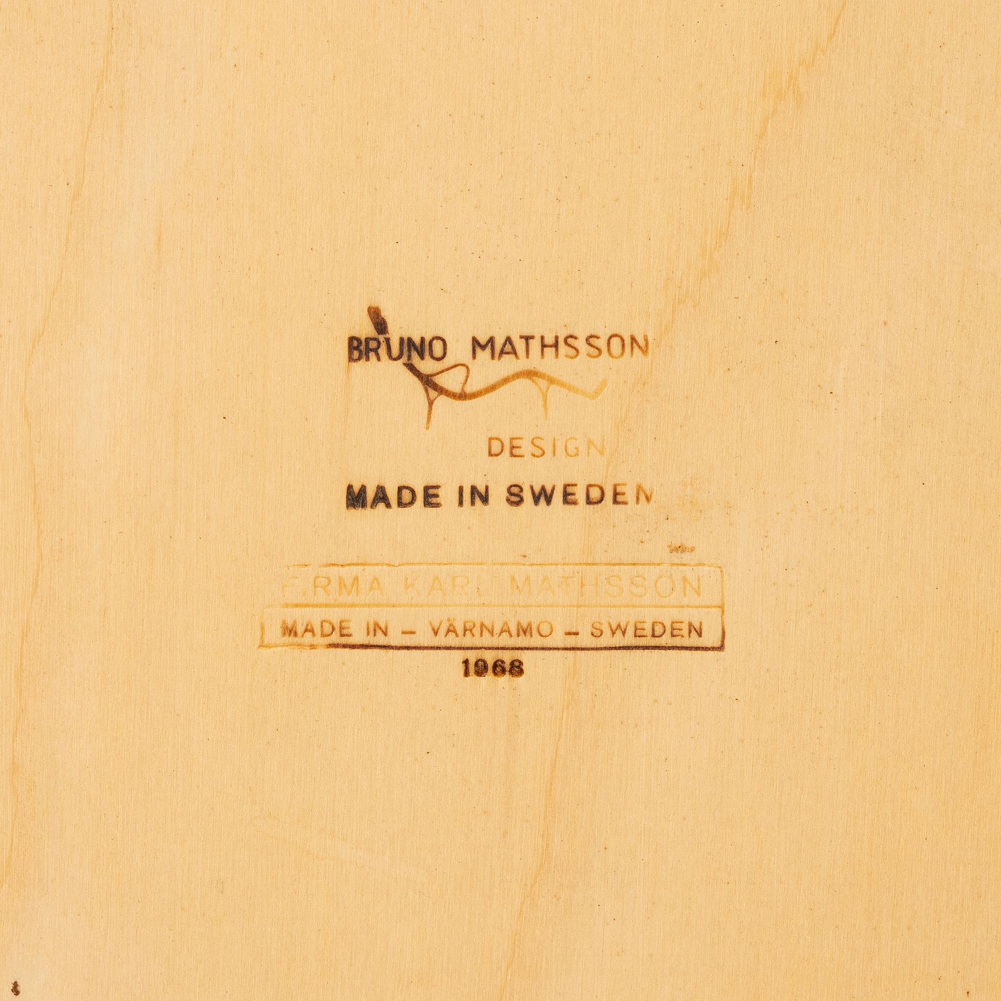 Bruno Mathsson, Soffbord, Firma Karl Mathsson, Värnamo 1968.