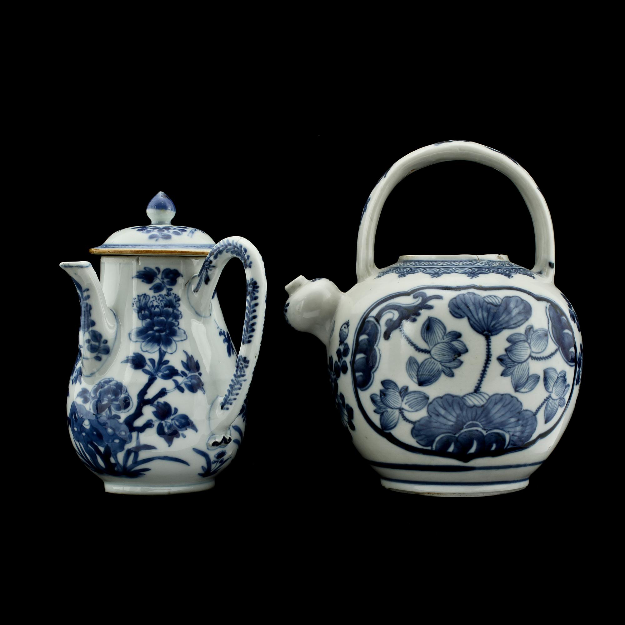 PARTI PORSLIN, 4 delar, Kina, 1700/1800-tal.