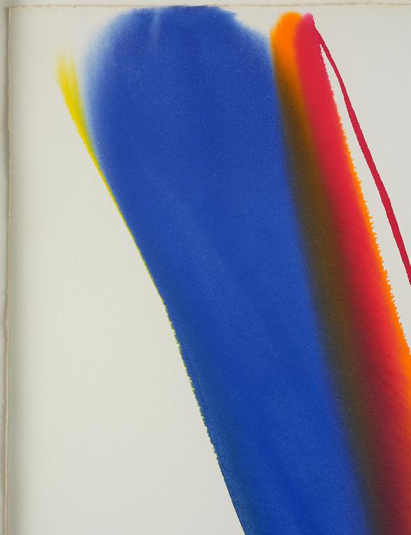 Paul Jenkins, "Phenomena Pedestal of Fire".