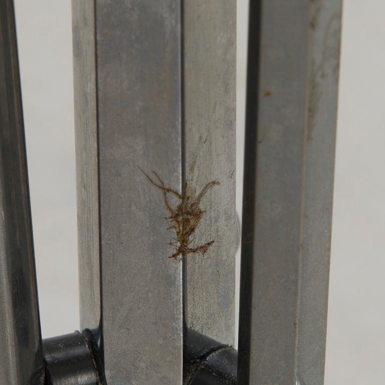 An Art Deco pedestal ashtray, presumably Demeyere, Belgium 1930s.