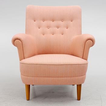 Carl Malmsten, fåtölj, "Hemmakväll", OH Sjögren, Tranås, 1900-talets senare del.1900-talets andra hälft.