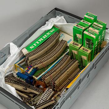 MÄRKLIN, H0, Lok, vagnar och räls.