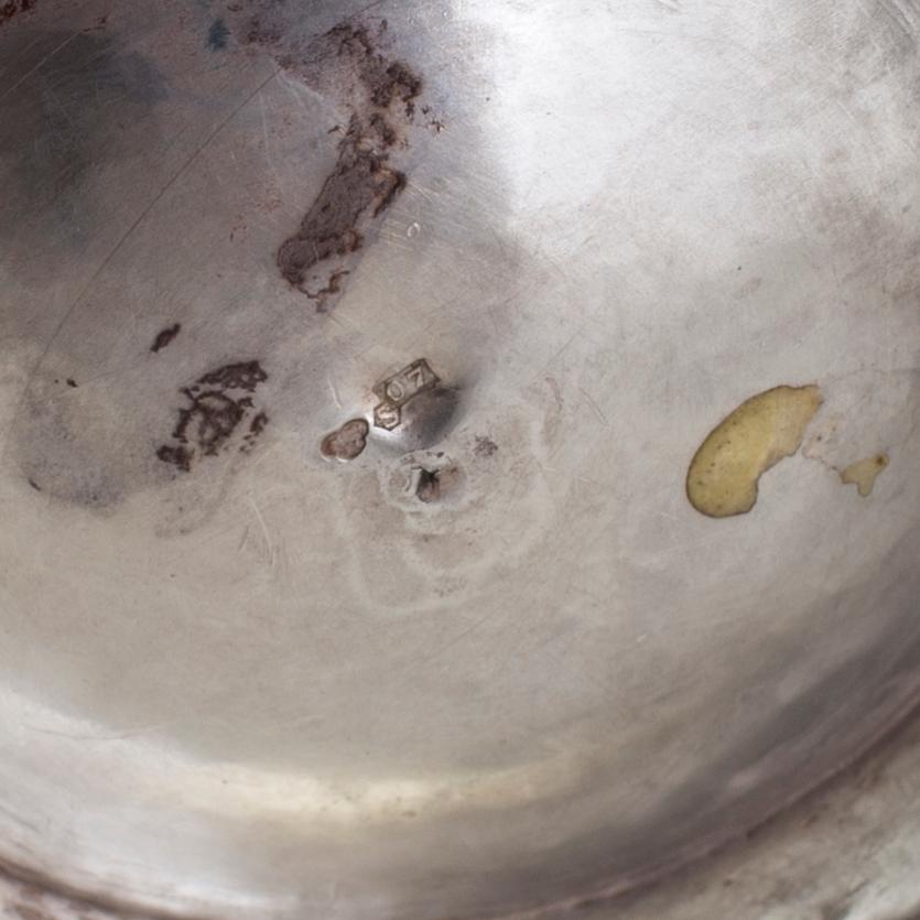 KAFFESERVIS, 3 delar, okänd mästare, Sverige 1916, silver.