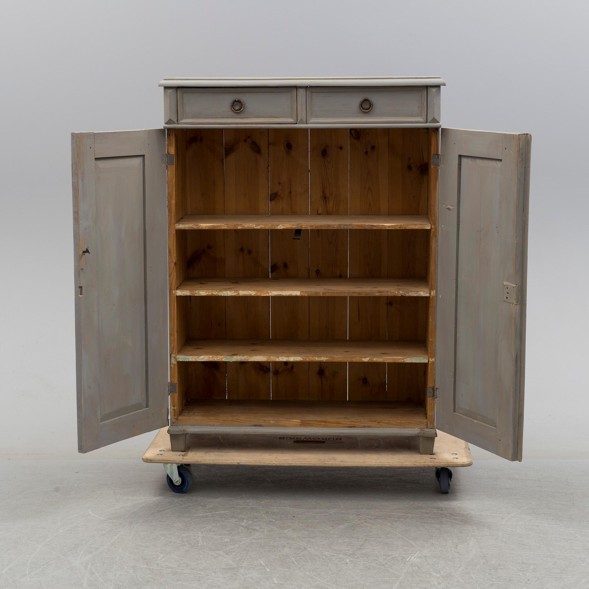 A second half of the 19th century cupboard.