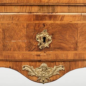 A Swedish Rococo commode by Christian Linning (master in Stockholm 1744-1779).