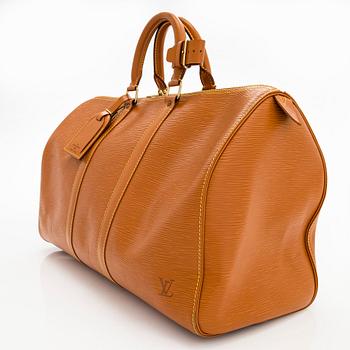 Louis Vuitton, viikonloppulaukku, "Epi Keepall 45".