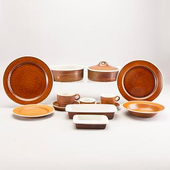Stig Lindberg, tableware, 54 parts, ovenproof goods, "Coq", Gustavsberg.