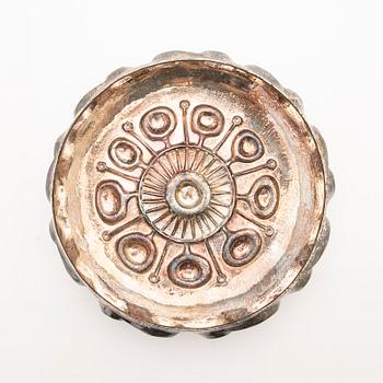 Eric Scott-Robbert, Bowl, silver, Trosa, 1969.