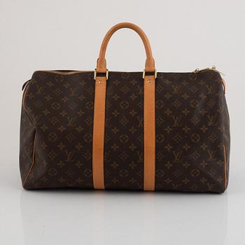 Louis Vuitton, weekendbag, "Keepall 45", 2011, samt necessär.