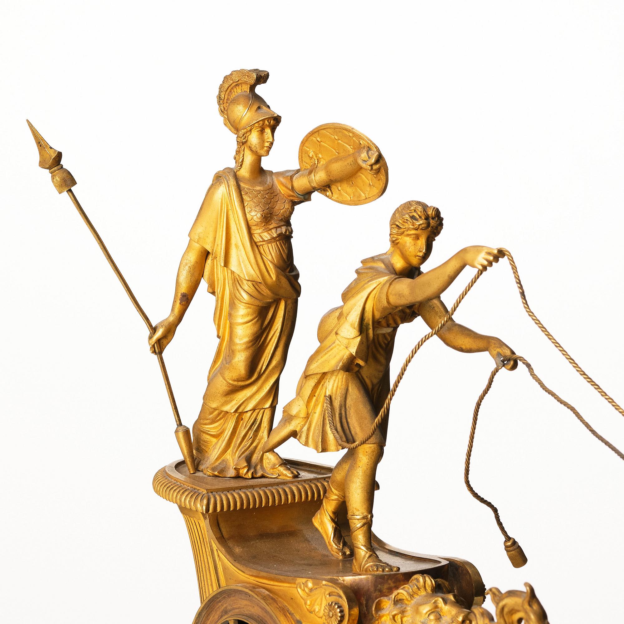 Bordspendyl, märkt J. Langlois à Paris, Parisarbete, Empire.