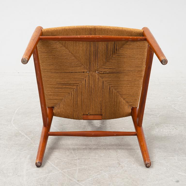 Hans J Wegner, a beech 'Y-chair' Carl Hansen & Son, Denmark.