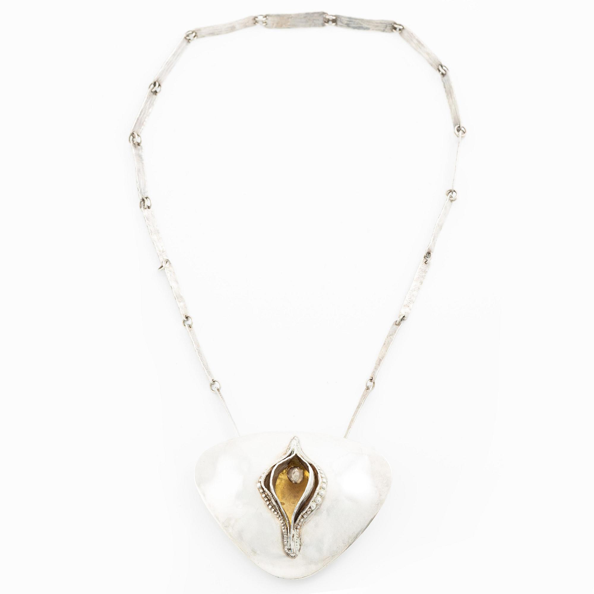 Bernd Janusch, a necklace, silver, Stockholm 1983.