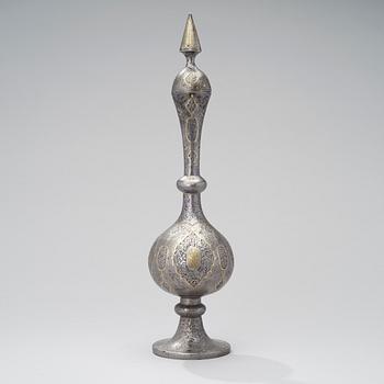 DECANTER, steel, Persia 19th century.