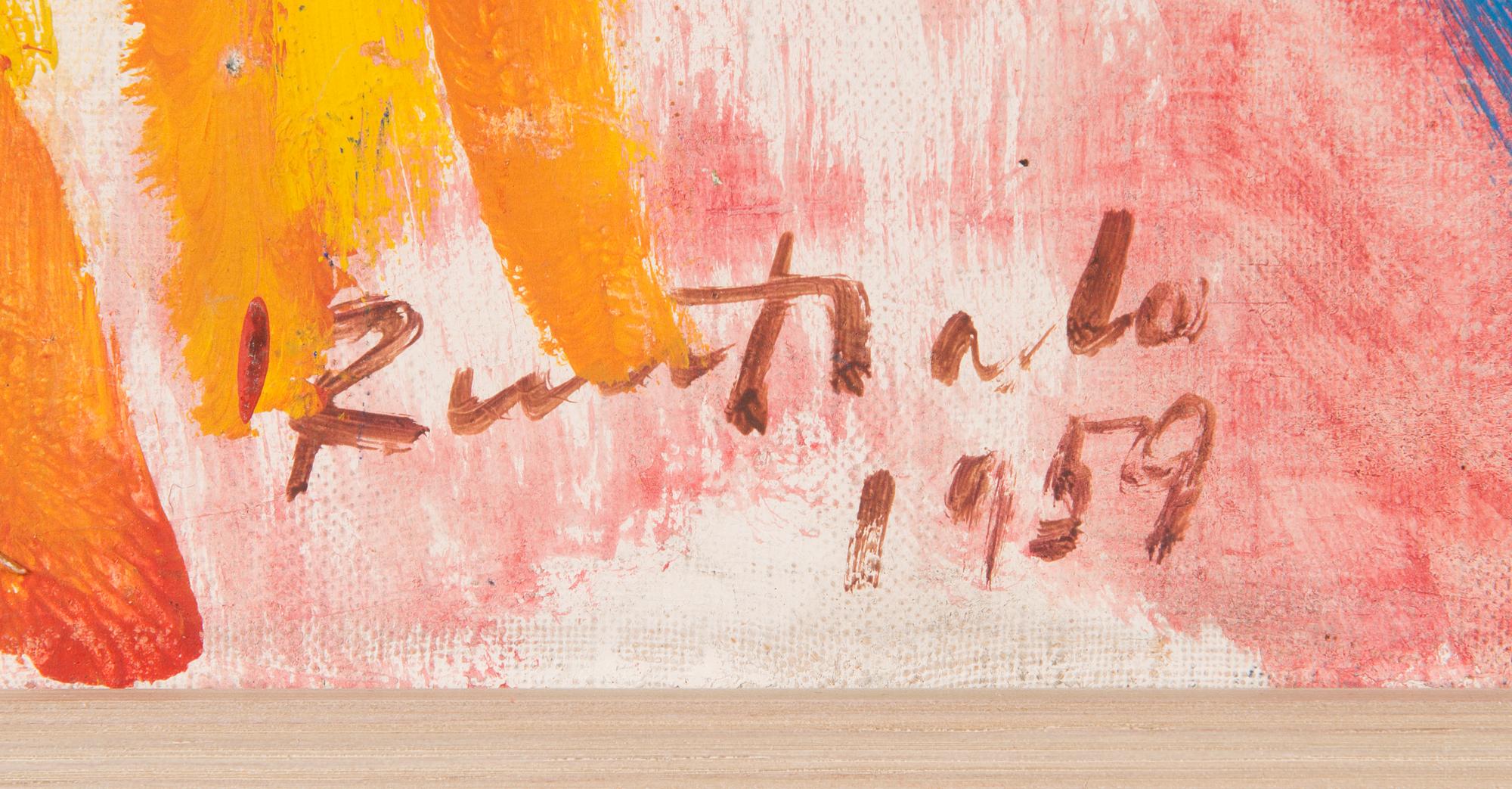 Eino Ruutsalo, Vihreäpukuinen nainen.