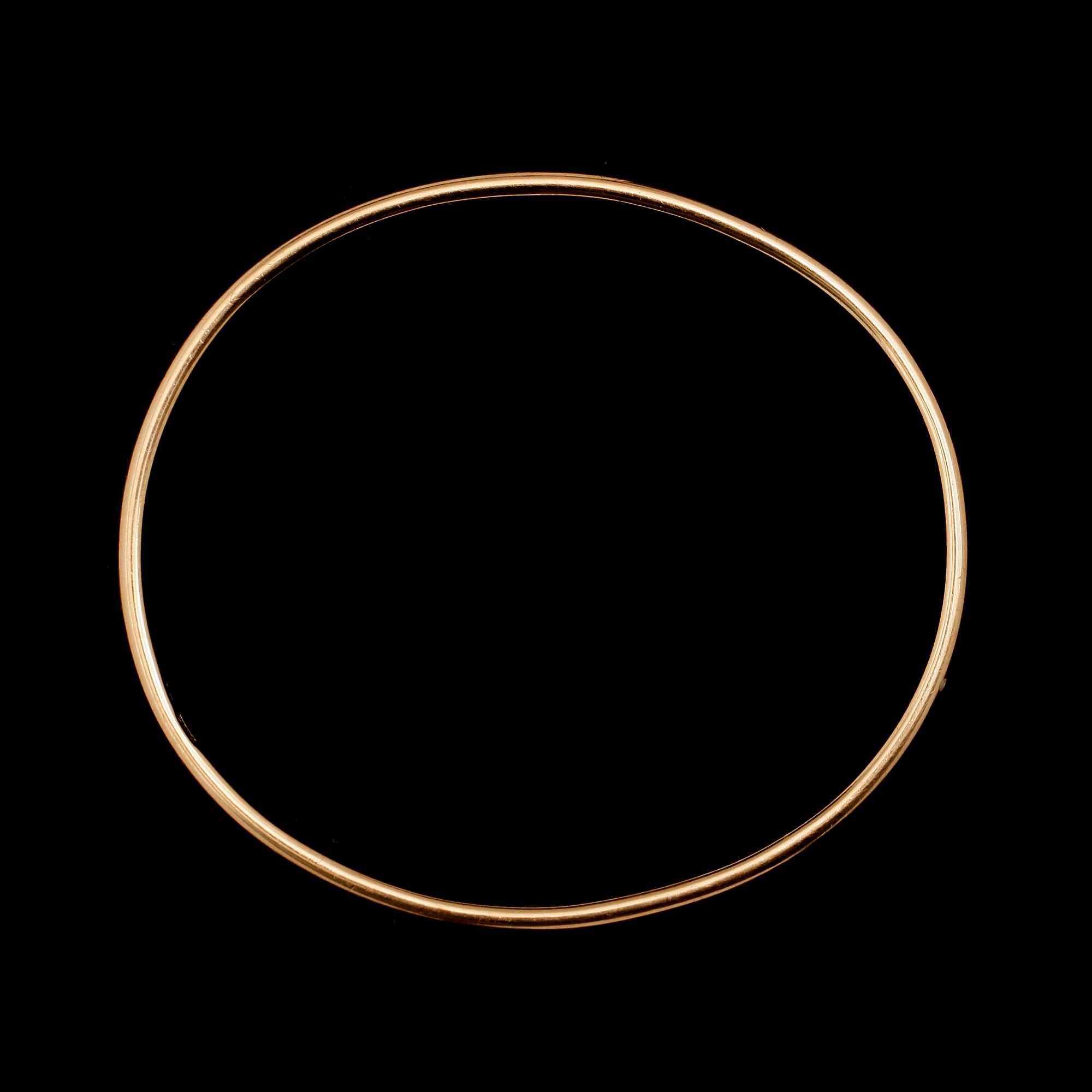 ARMRING, 18 k guld. Vikt ca 15 g.