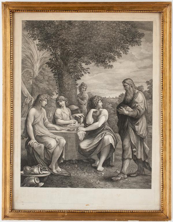 GRAVYRER, 4 st, bland annat efter bland annat Francesco Bortolozzi och Nicolas Poussin, 17/1800-tal.