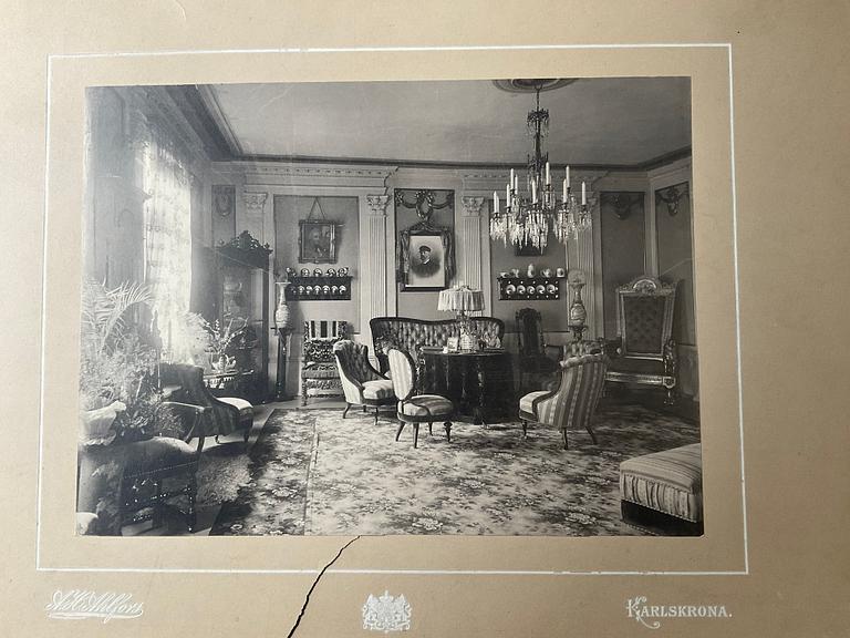 Ljuskrona, oscariansk, 1800-talets slut.