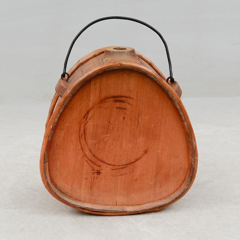 KAGGE, trä, allmoge, 1800-tal.