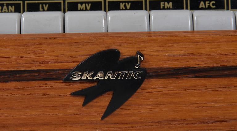 MUSIKANLÄGGNING, Skantic (Skandinaviska Radio AB, Stockholm), teak, 1900-talets mitt.