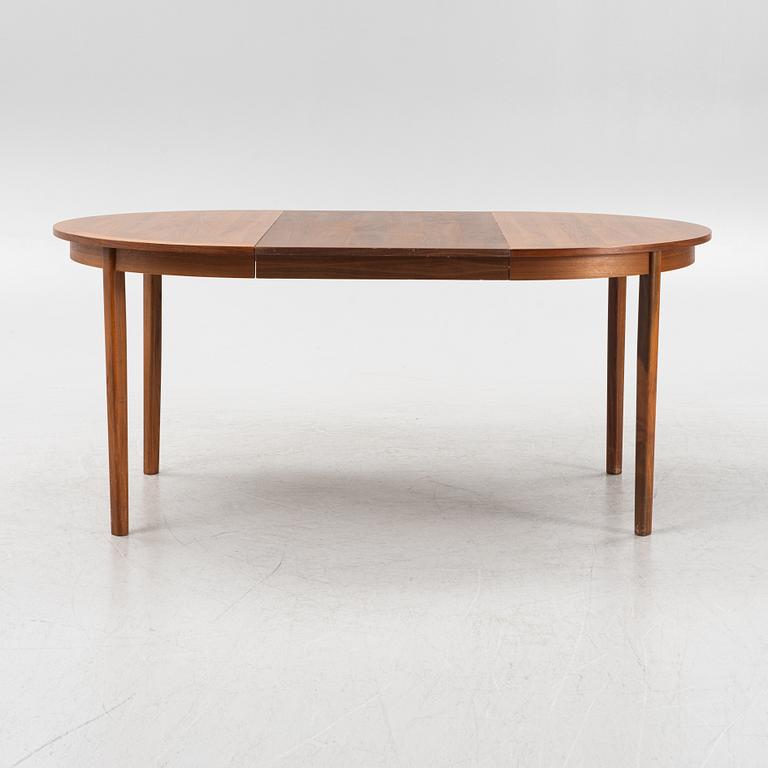 A teak dining table, second part of the 20th Century.