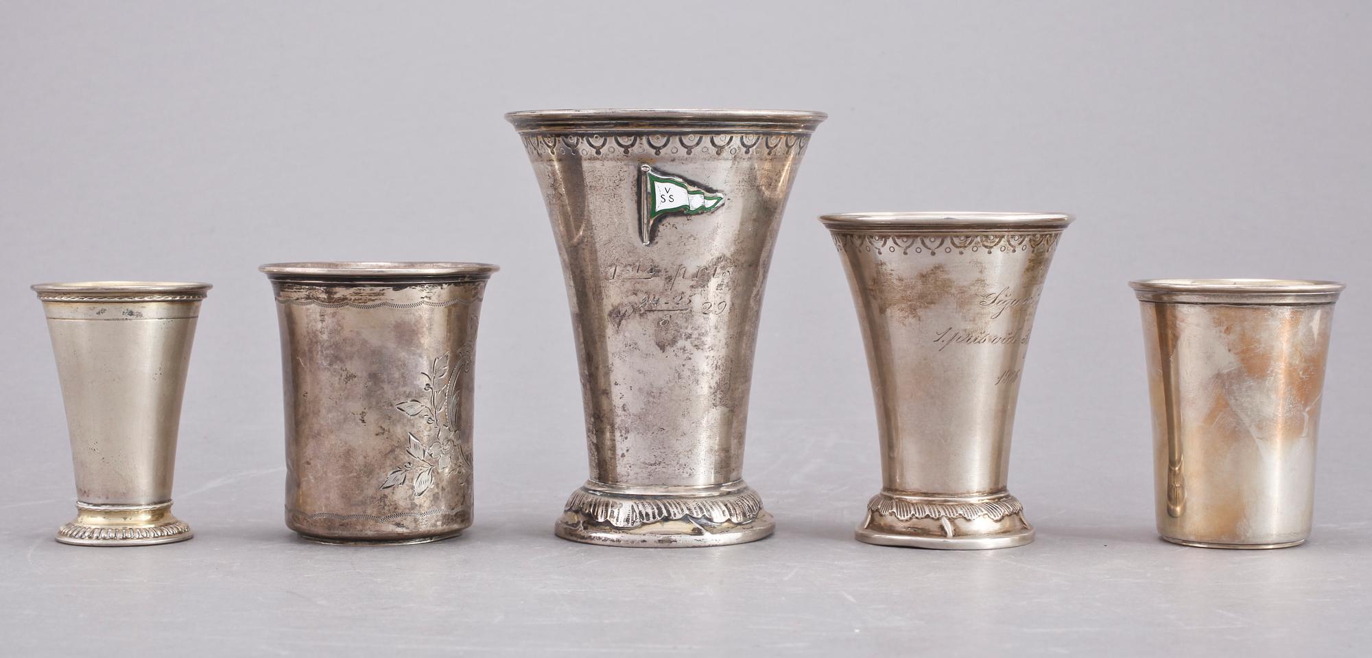 PARTI SILVER, 11 delar, 1900-tal. Vikt ca 332 gr.