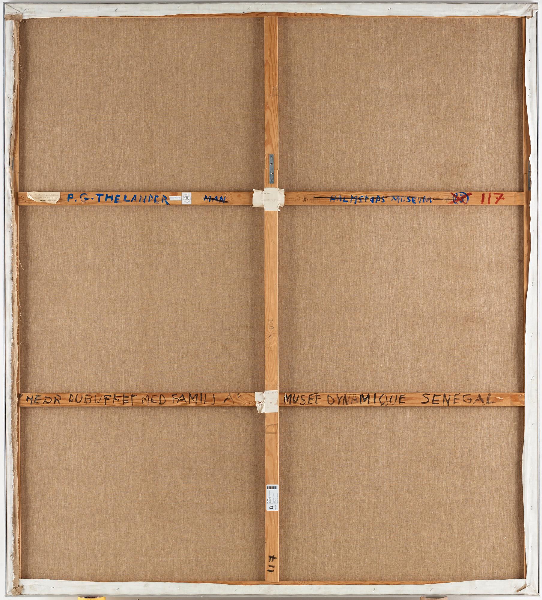 PG Thelander, "Herr Dubuffet med familj".