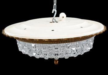 A BOHEMIA CEILING LAMP, 20 TH CENTURY.