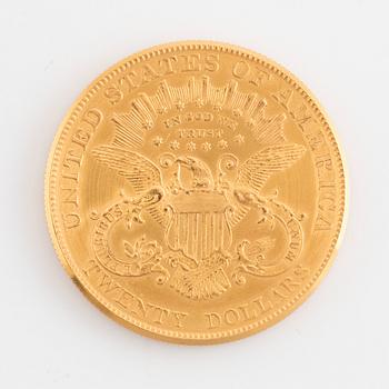 Piaget & Co, "Coin Watch", "Twenty Dollars 1904", ca 1950.