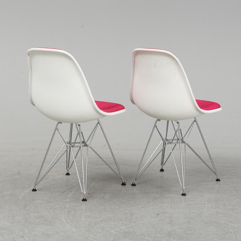 CHARLES AND RAY EAMES, six DSR chairs, Vitra, 2012.