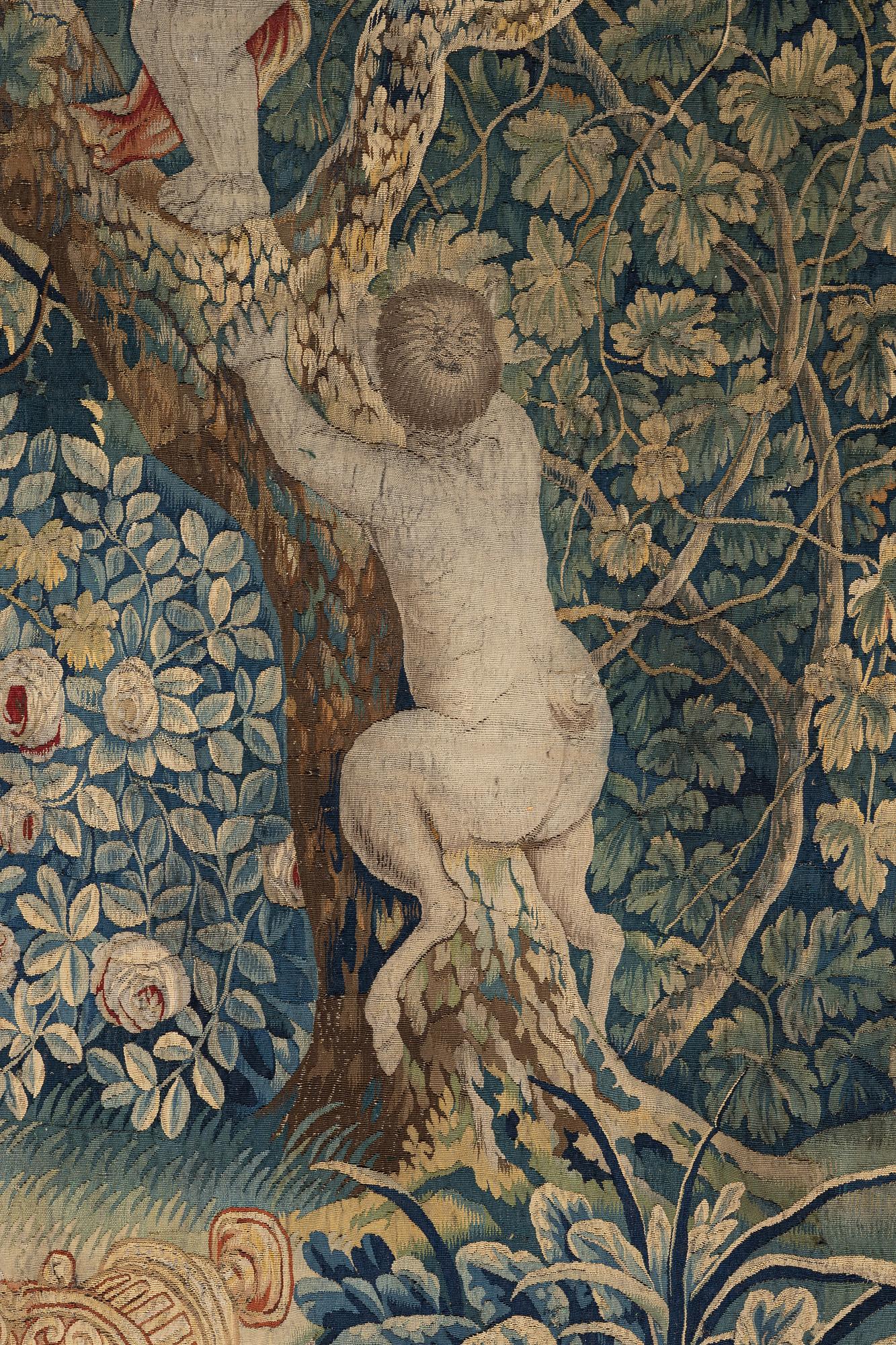 A flemish tapestry c. 292 x 210 cm, circa 1700.