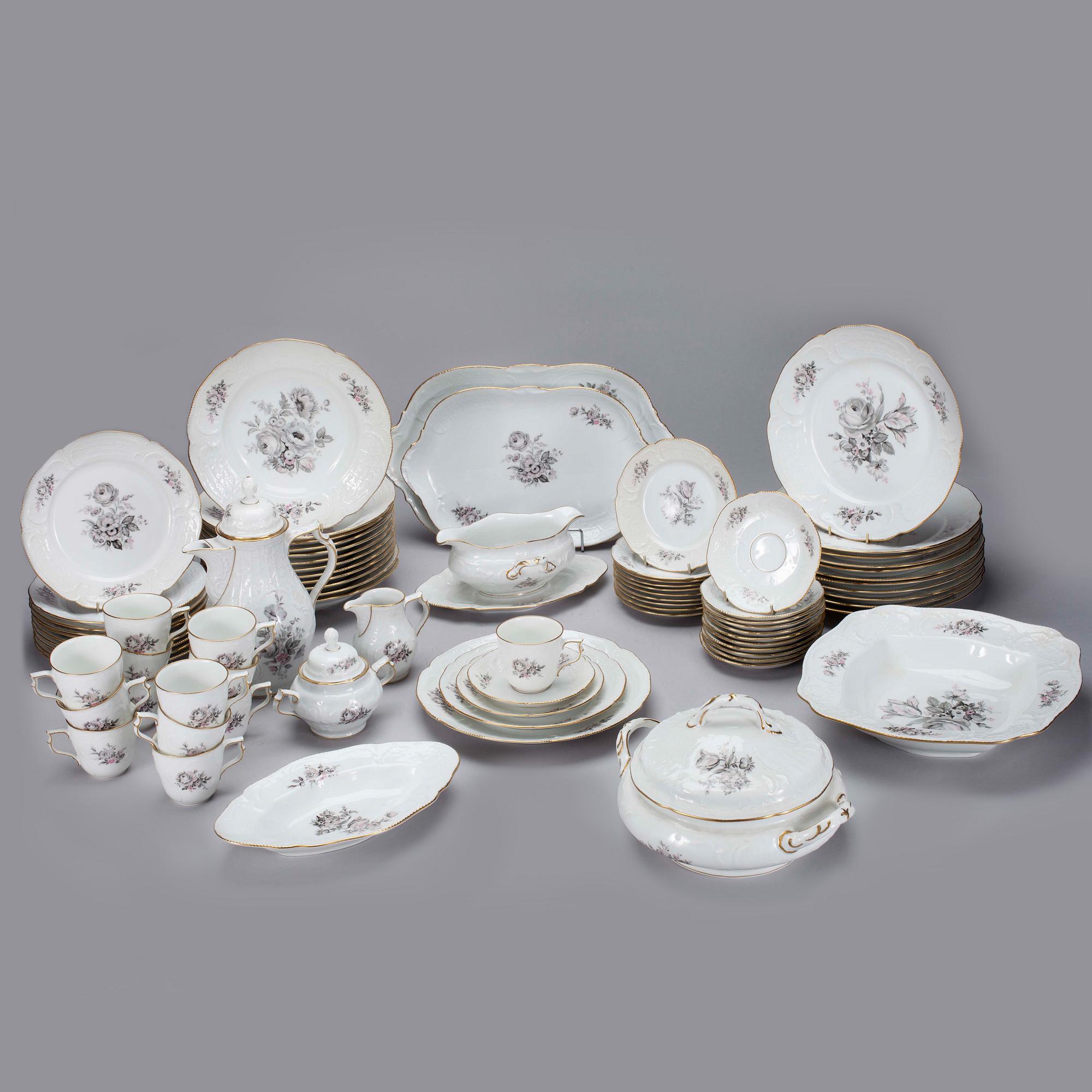 ASTIASTO, 67 osaa, posliinia, "Sanssouci", Rosenthal.